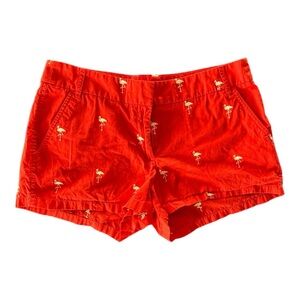 J. Crew Chino Shorts with Flamingos